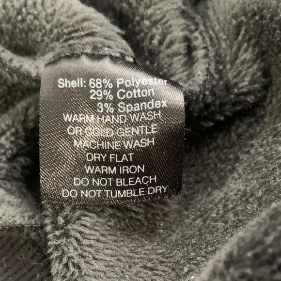 I.AM.GIA Black Fleece Blazer Jacket Woman Size Oversized S - Picture 6 of 8